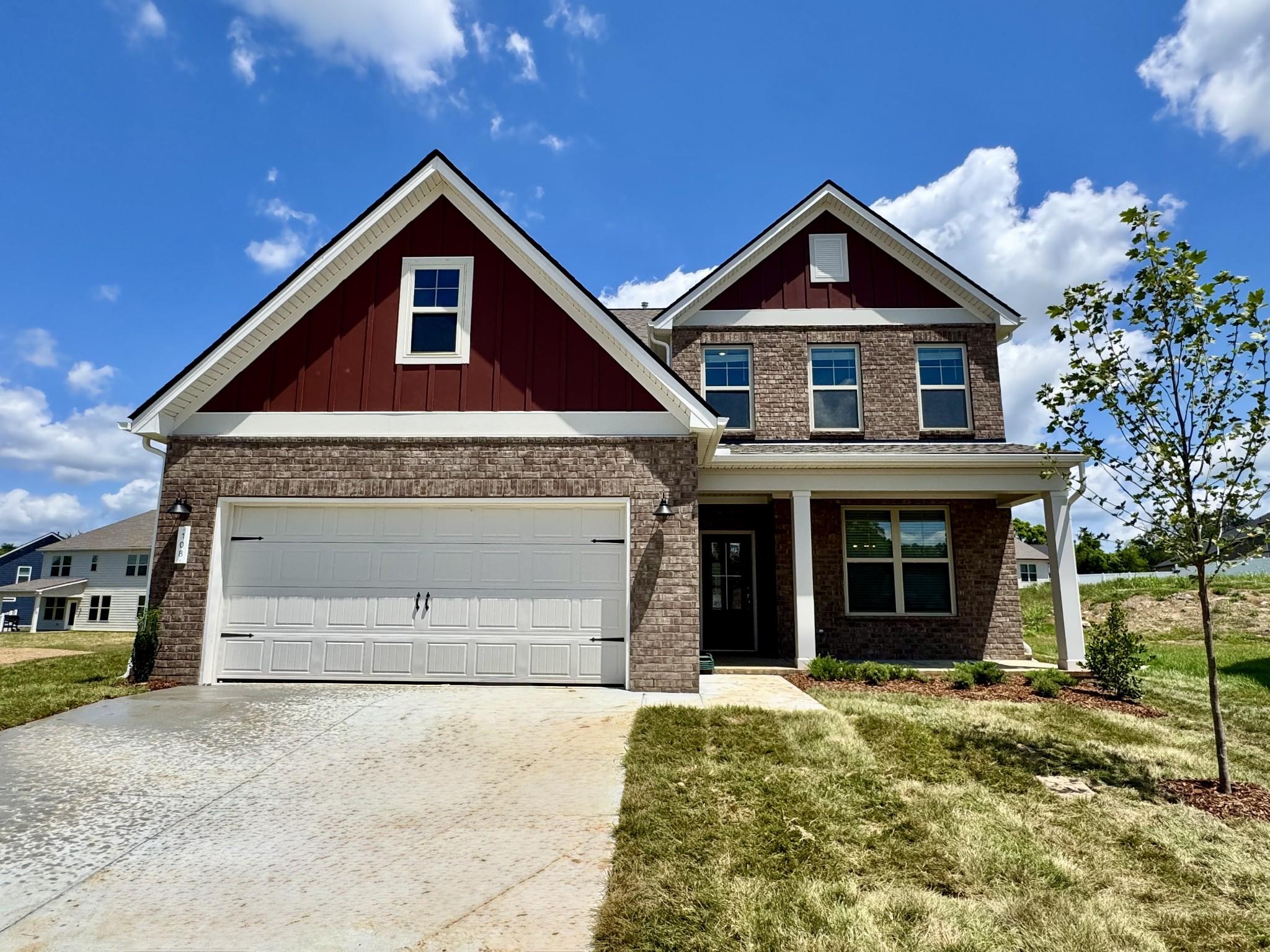 Exterior view of Davidson Homes' New Home at 108 Barnwood Rd