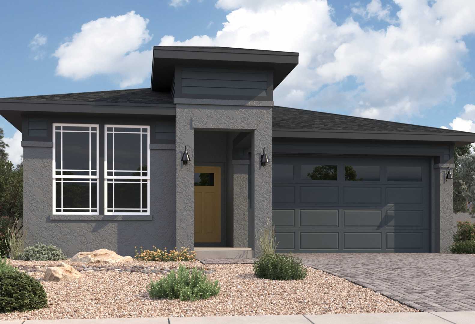 Exterior view of Davidson Homes' The Newport Floor Plan