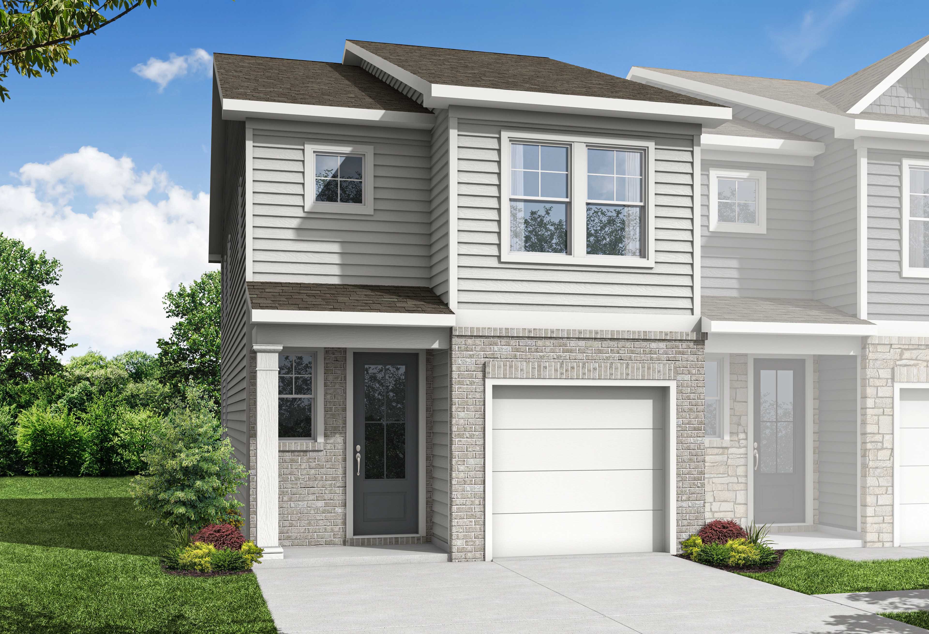 Exterior view of Davidson Homes' The Durant A Floor Plan