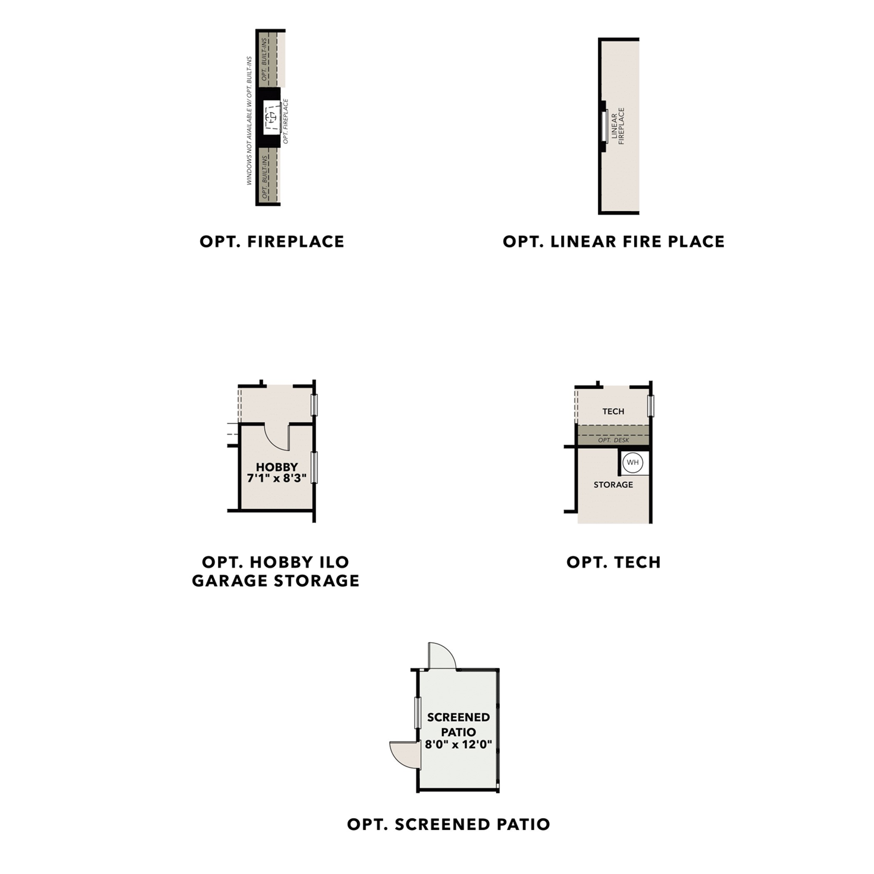 2 - The Dawson A buildable floor plan layout in Davidson Homes Homes' Kelly Preserve community.