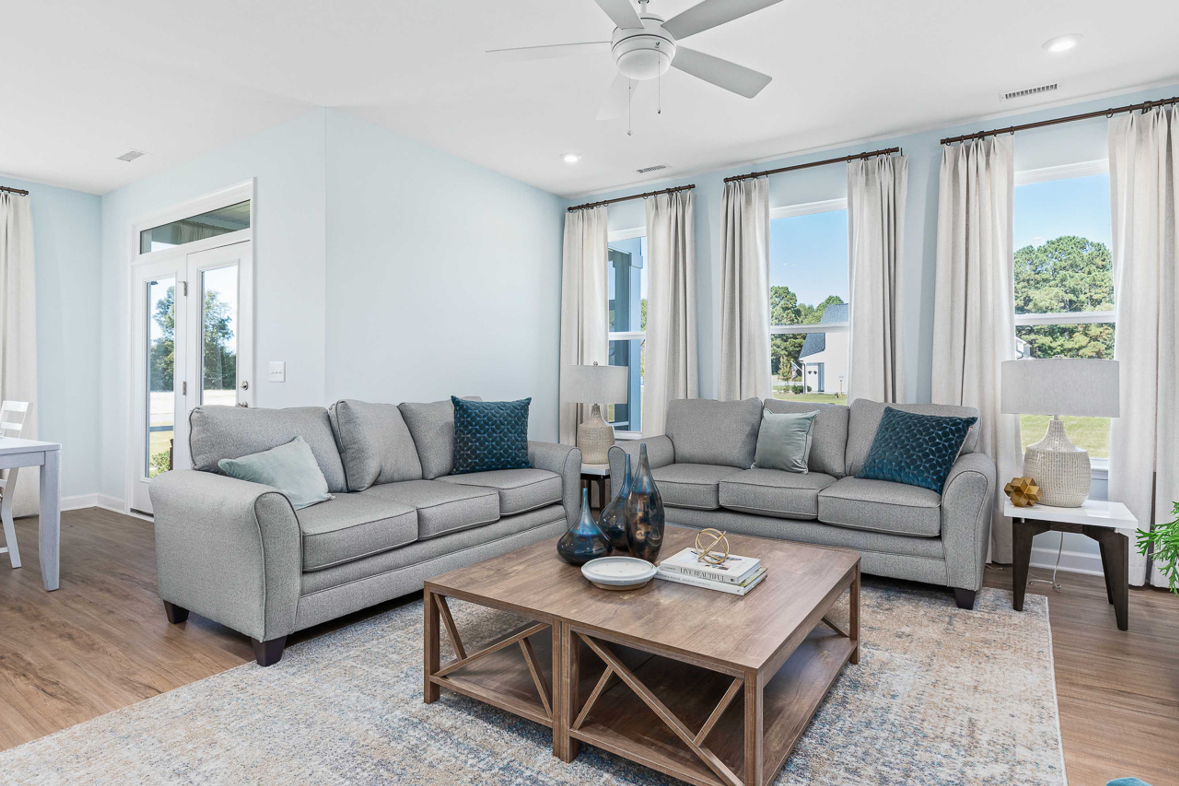 Living Room in Beverly Place Home