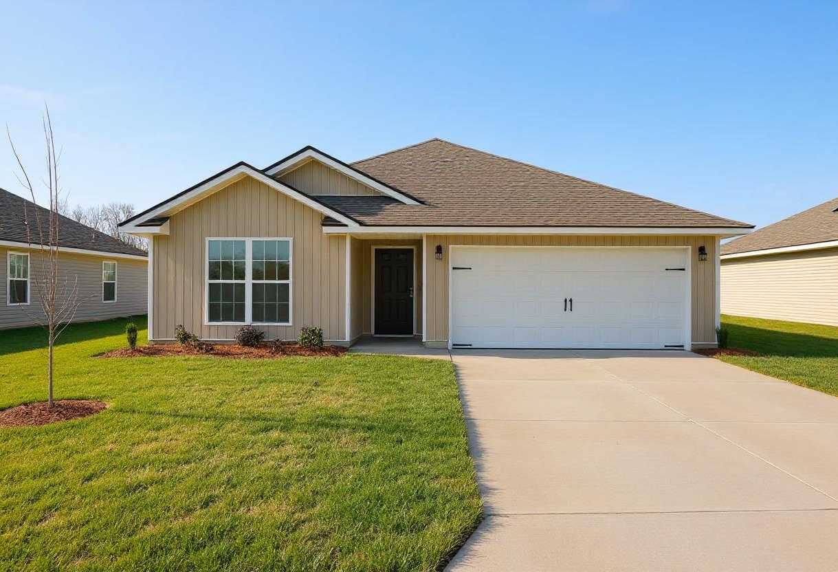 Exterior view of Davidson Homes' The Asheville V Floor Plan