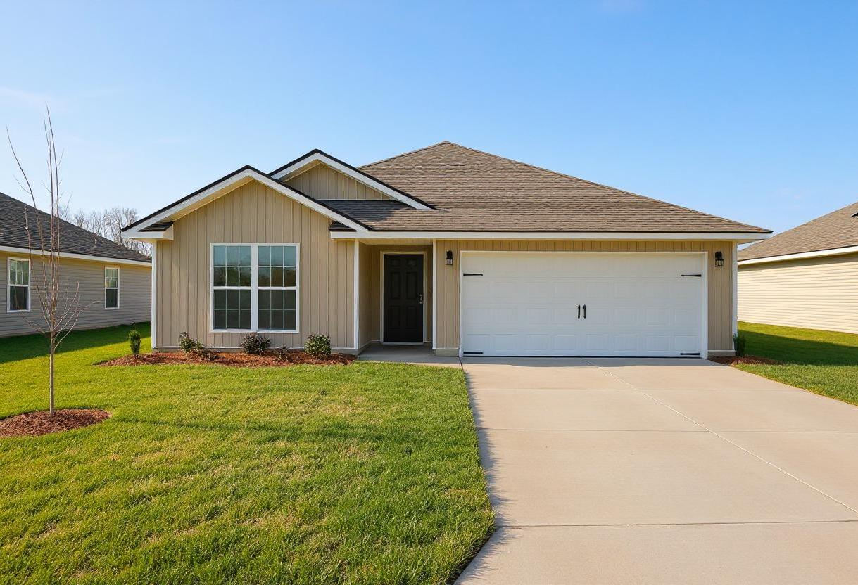 Exterior view of Davidson Homes' The Asheville V Floor Plan