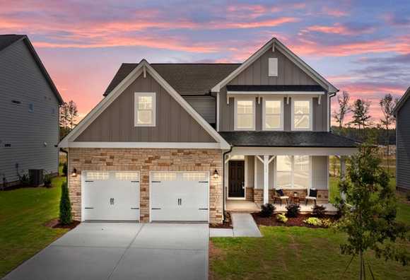 Exterior view of Davidson Homes' New Home at 648 Marion Hills Way