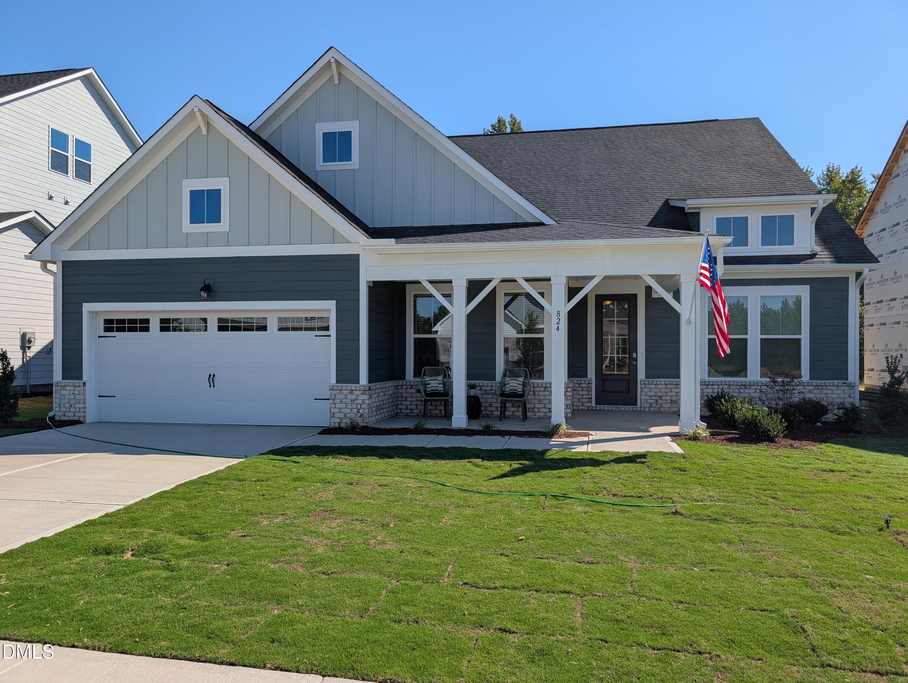 Exterior view of Davidson Homes' New Home at 824 Diana Victoria Court