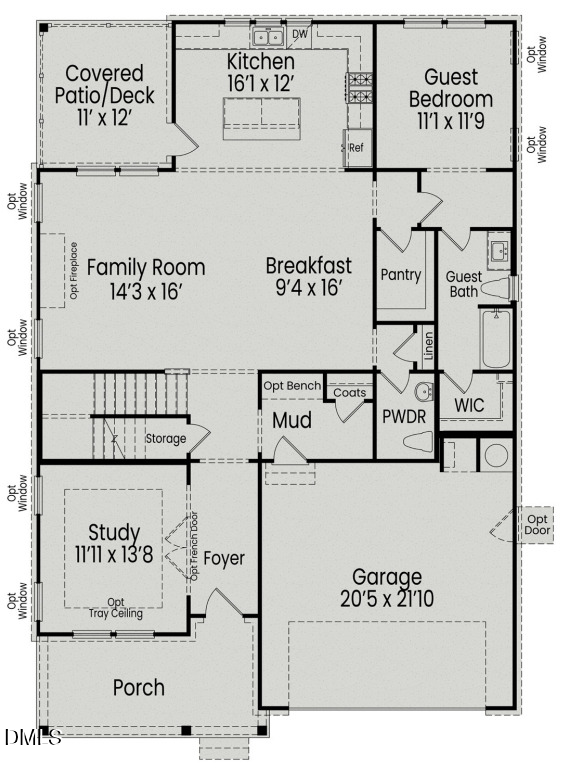 Image 15 of Davidson Homes' New Home at 1913 Stockton Springs Drive