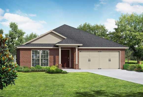 Exterior view of Davidson Homes' New Home at 207 Pine Island Drive