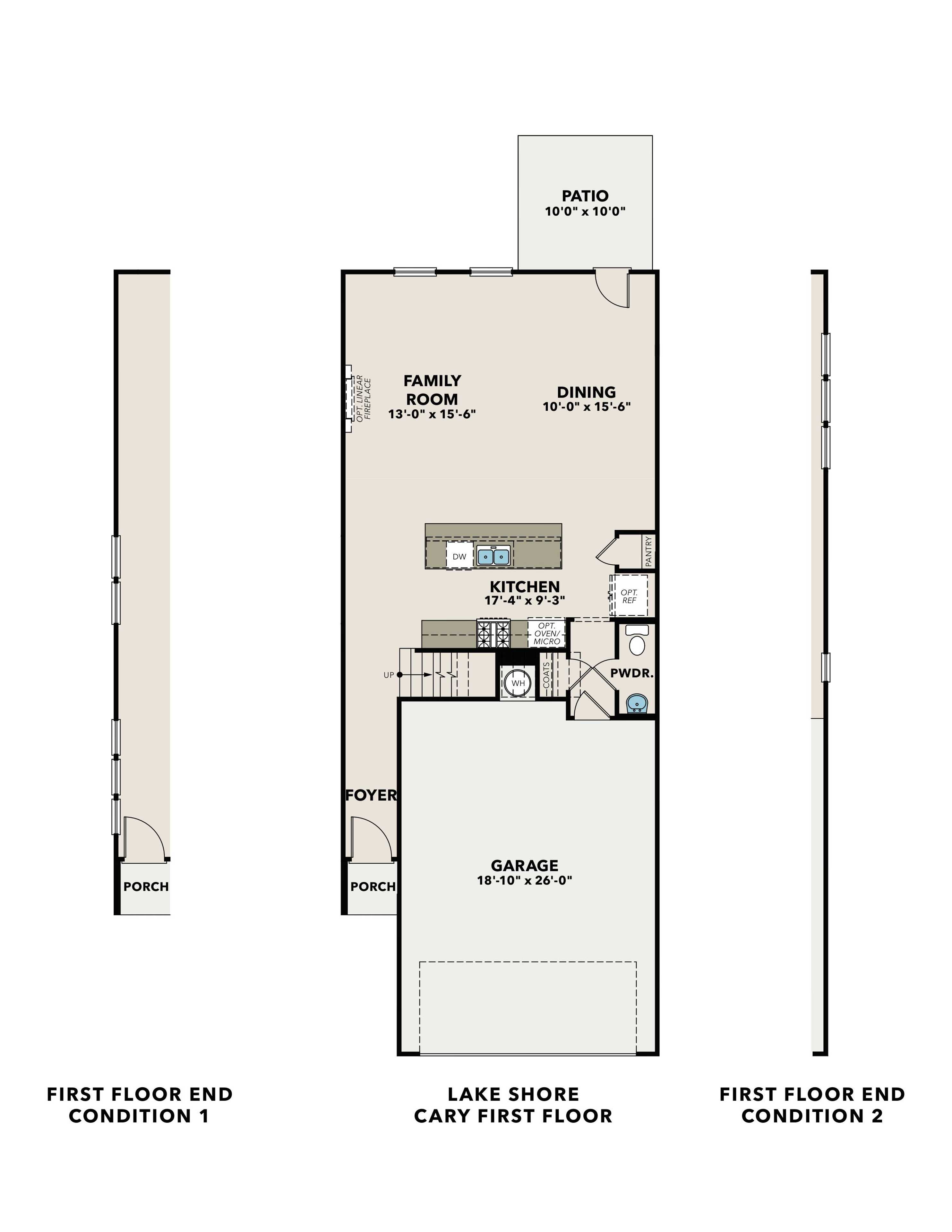 1 - The Cary A buildable floor plan layout in Davidson Homes Homes' The Village at Shallowford community.