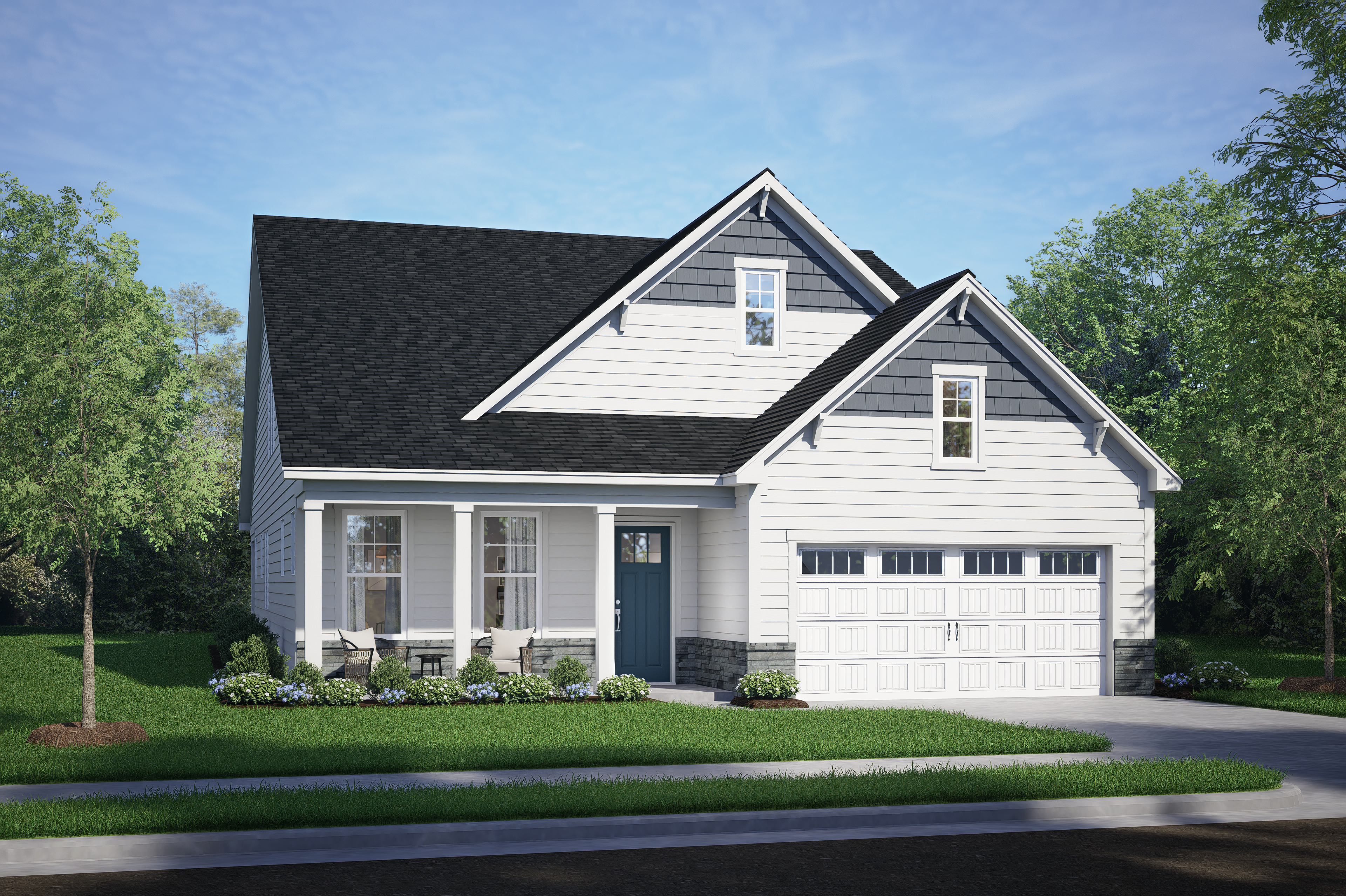 Exterior view of Davidson Homes' Birch II A Floor Plan