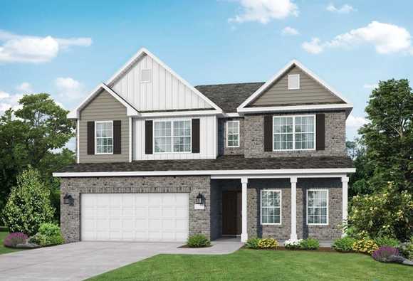 Exterior view of Davidson Homes' New Home at 9240 Current Way