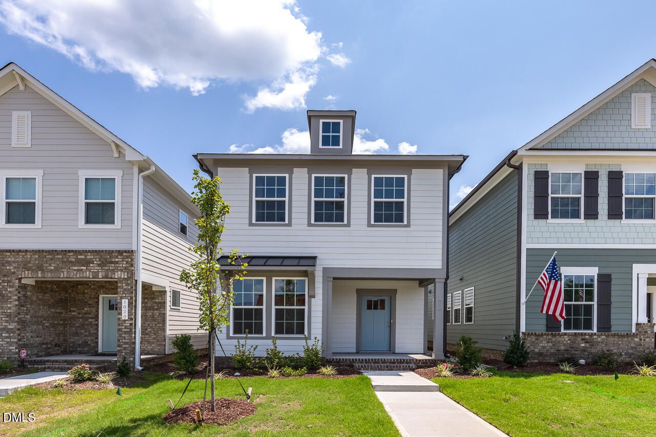 Two-story Alexander C floor plan by Davidson Homes in Forestville Yard, Knightdale, North Carolina.