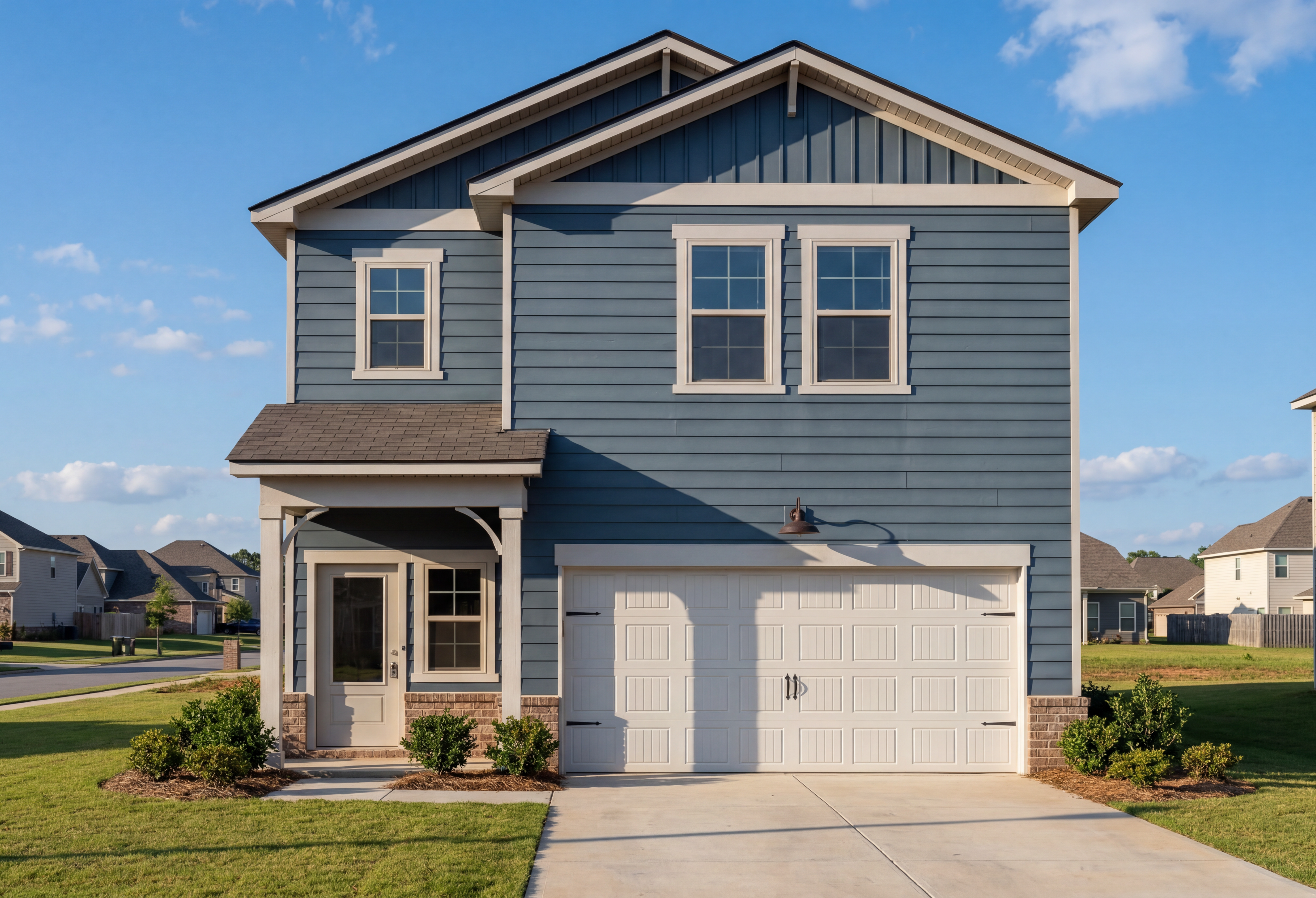 Exterior view of Davidson Homes' The Russell B Floor Plan