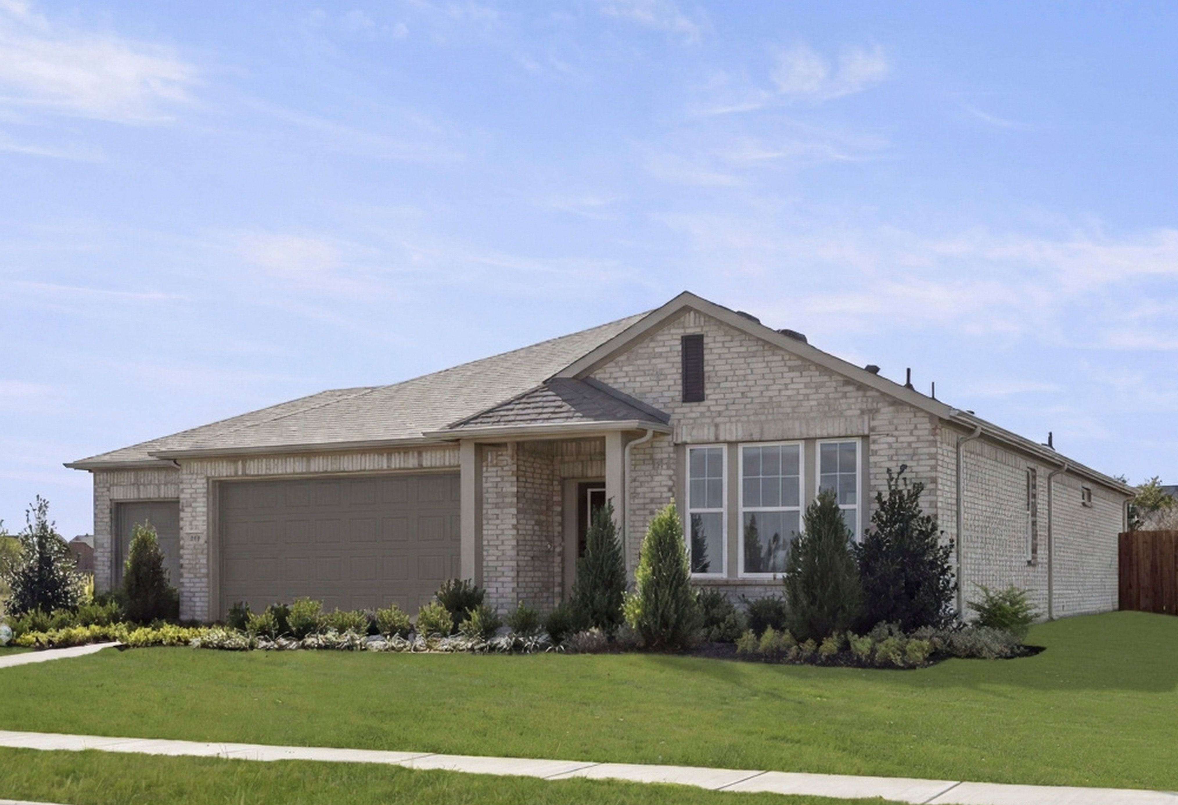 One-story with brick and a three-car garage located in Josephine, TX