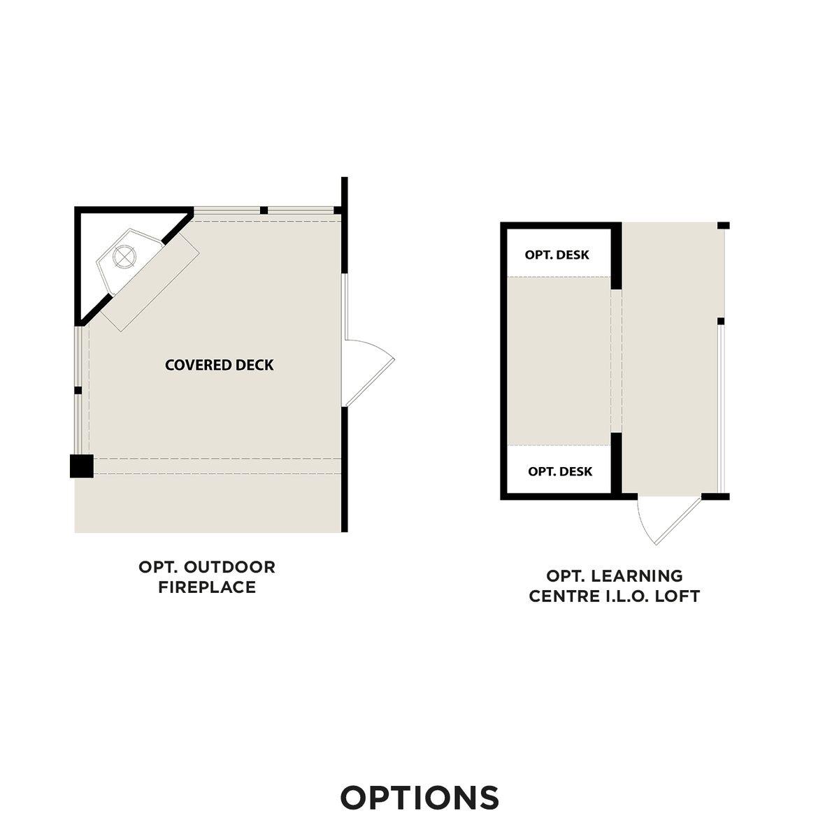 3 - The Alston B buildable floor plan layout in Davidson Homes' Shelton Square community.