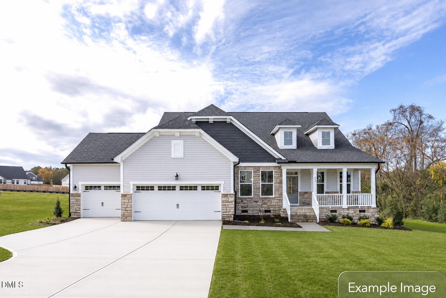 Exterior view of Davidson Homes' New Home at 1928 Stockton Springs Drive