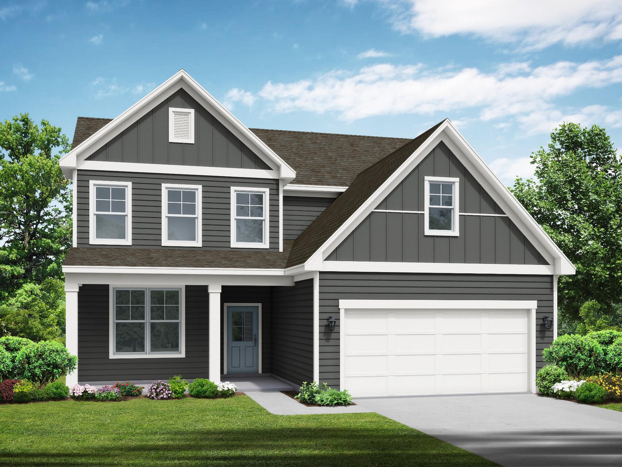 Exterior view of Davidson Homes' New Home at 3034 Arrington Drive