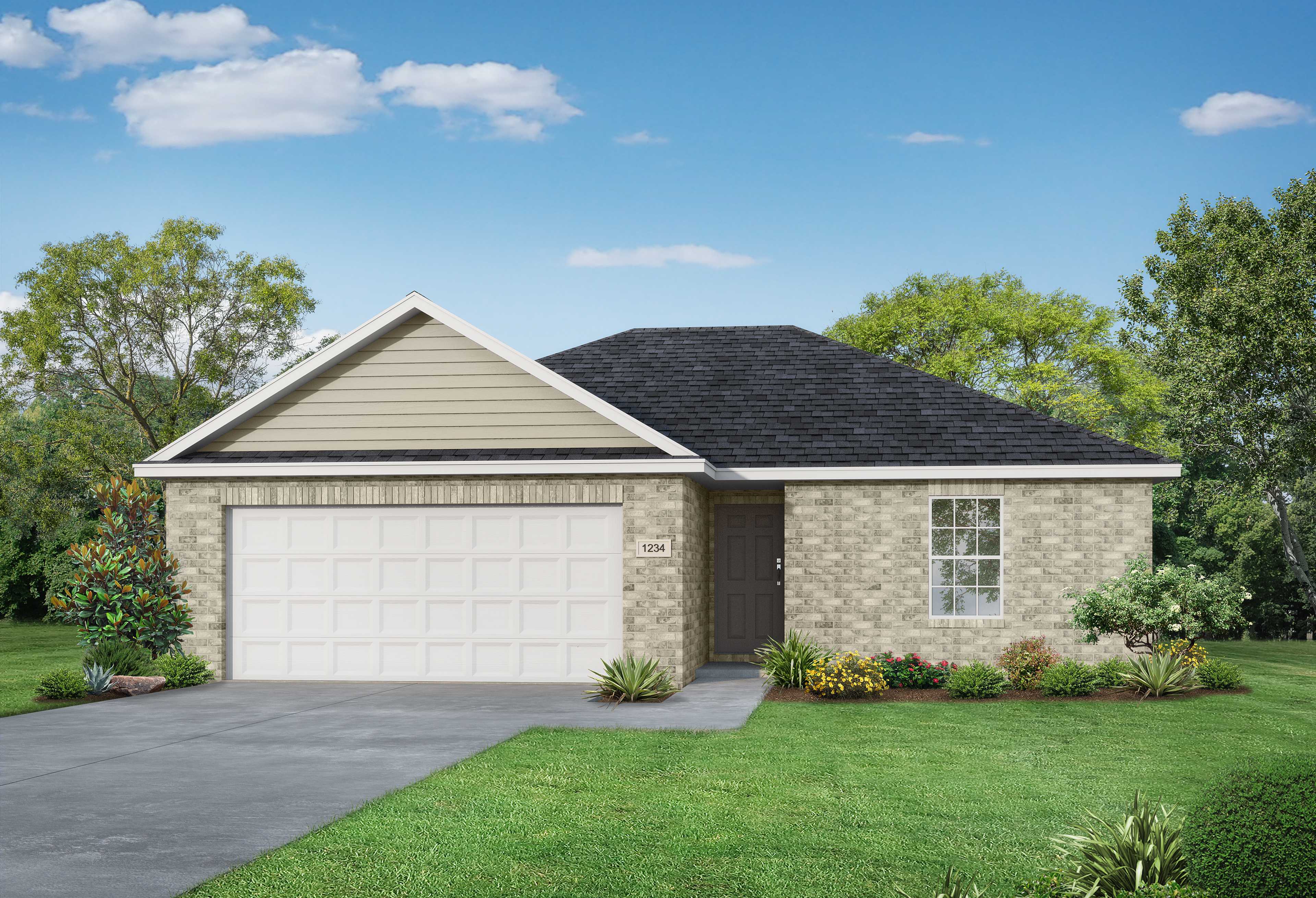 Exterior view of Davidson Homes' The Butler Floor Plan