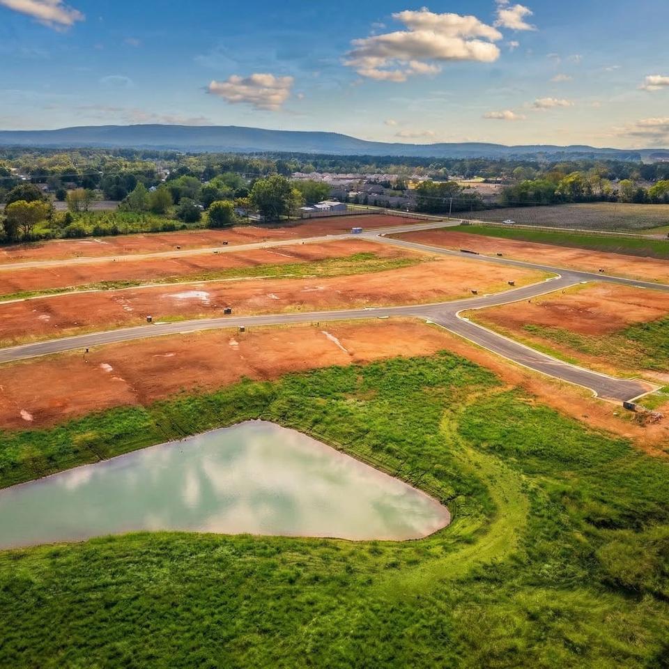 An in-progress Davidson Homes community under construction
