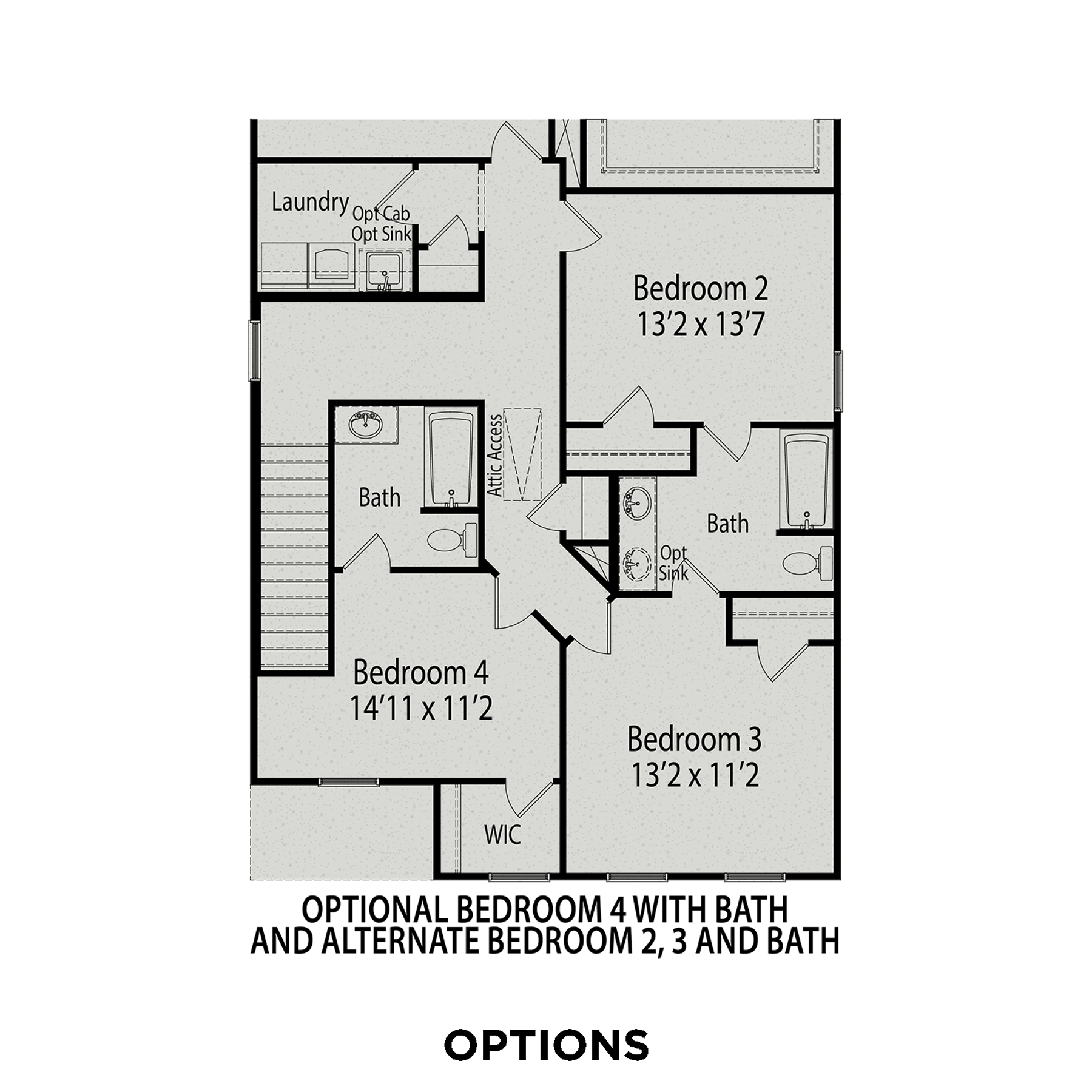 4 - The Gavin C floor plan layout for 283 Old Fashioned Way in Davidson Homes Homes' Wellers Knoll community.