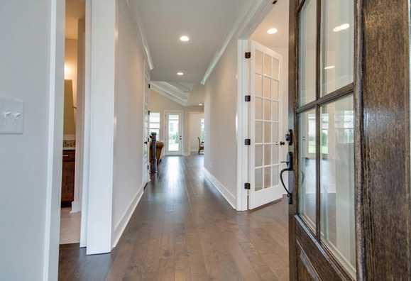 Davidson Homes The Hathaway Floor Plan Front Door leading into entryway