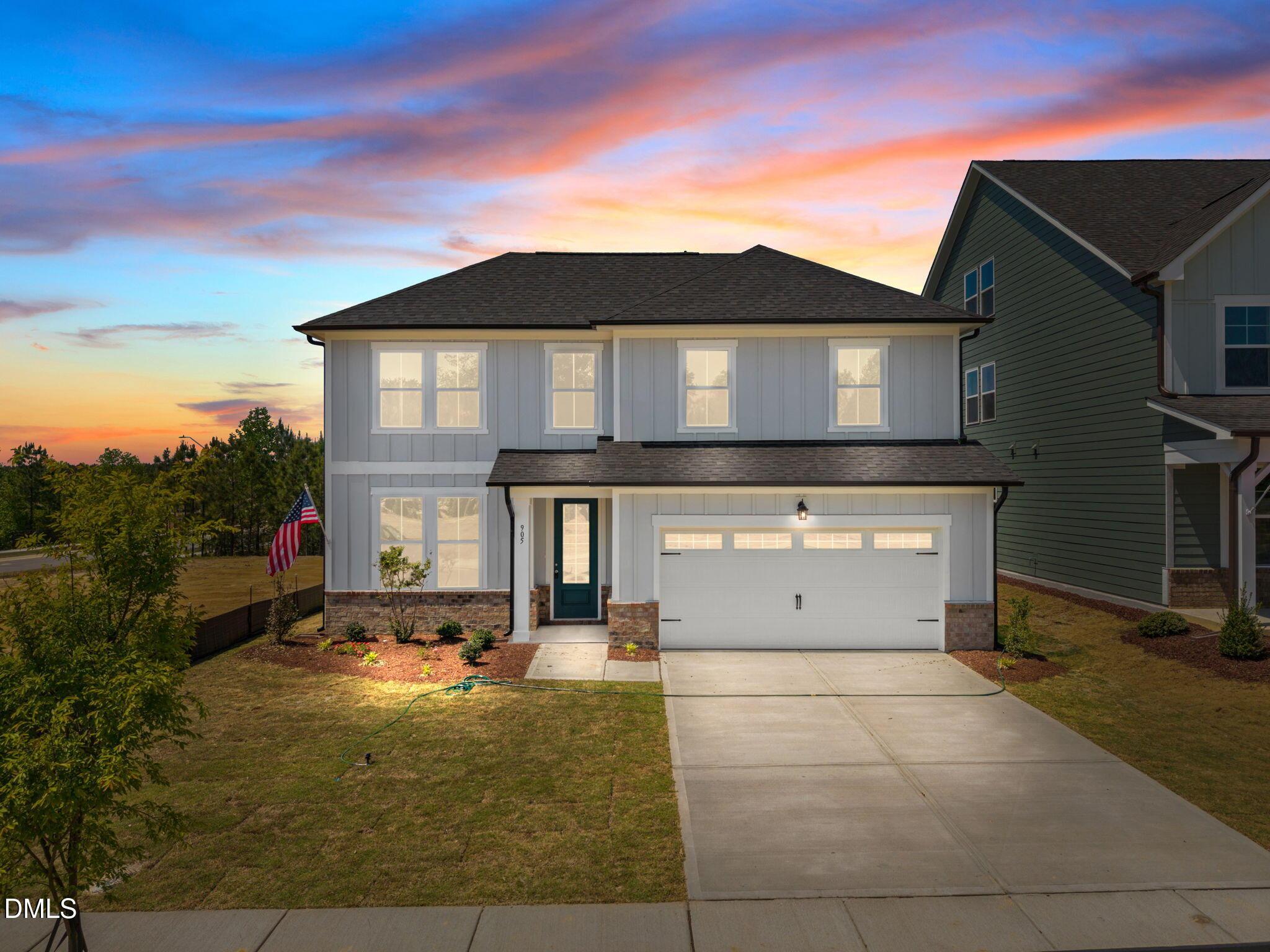 Exterior view of Davidson Homes' New Home at 905 Diana Victoria Court