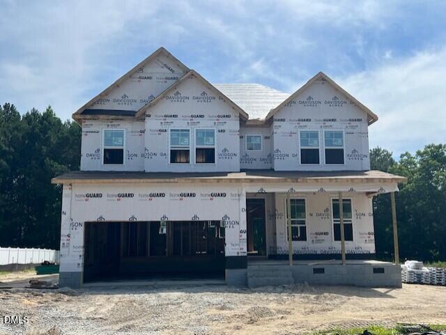 Two-story new construction home with 2-car garage, The Willow D plan by Davidson Homes in Wellers Knoll, Lillington, NC.