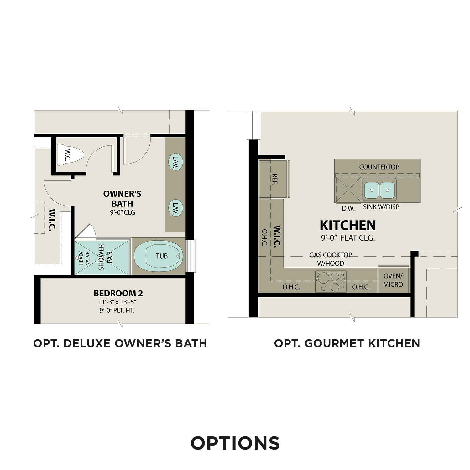 3 - The Zion A floor plan layout for 13625 Fairway Arbor in Davidson Homes Homes' Lago Mar community.