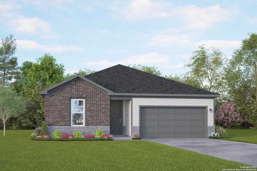 Exterior view of Davidson Homes' New Home at 3453 Meteor Night