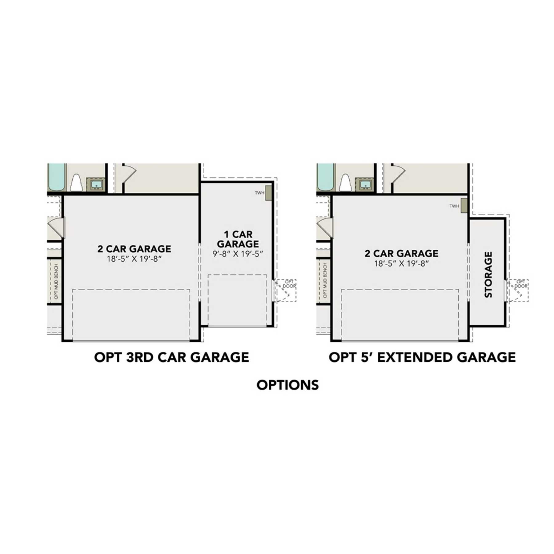 2 - The Frio G buildable floor plan layout in Davidson Homes Homes' The Villages at WestPointe community.