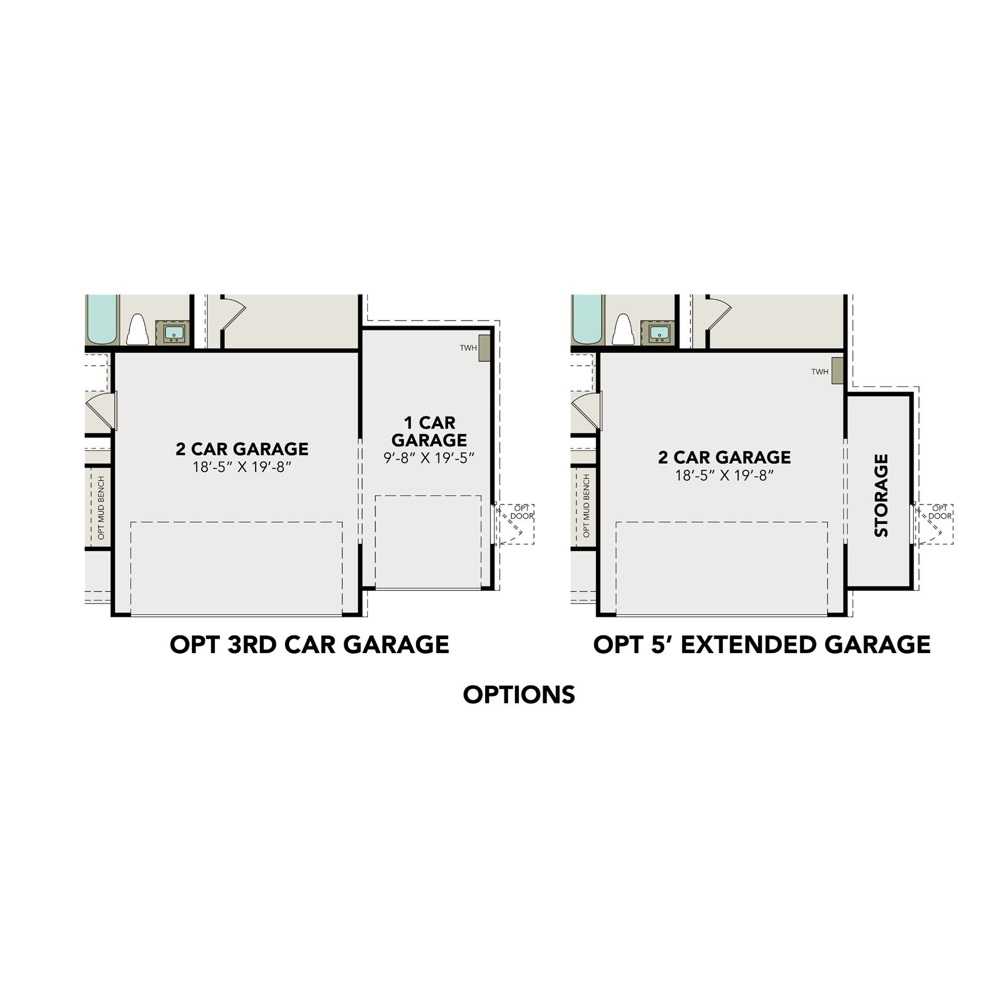 2 - The Frio buildable floor plan layout in Davidson Homes Homes' The Villages at WestPointe community.