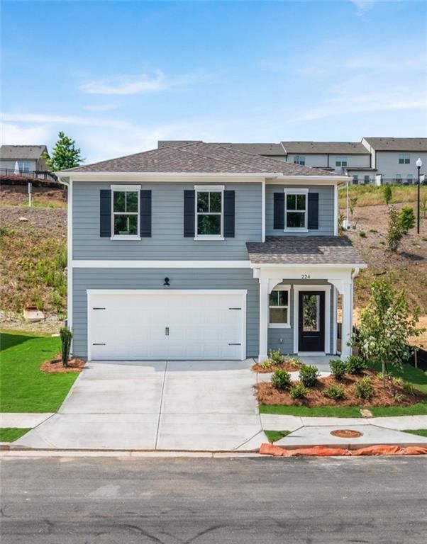 Exterior view of Davidson Homes' New Home at 224 Black Walnut Way