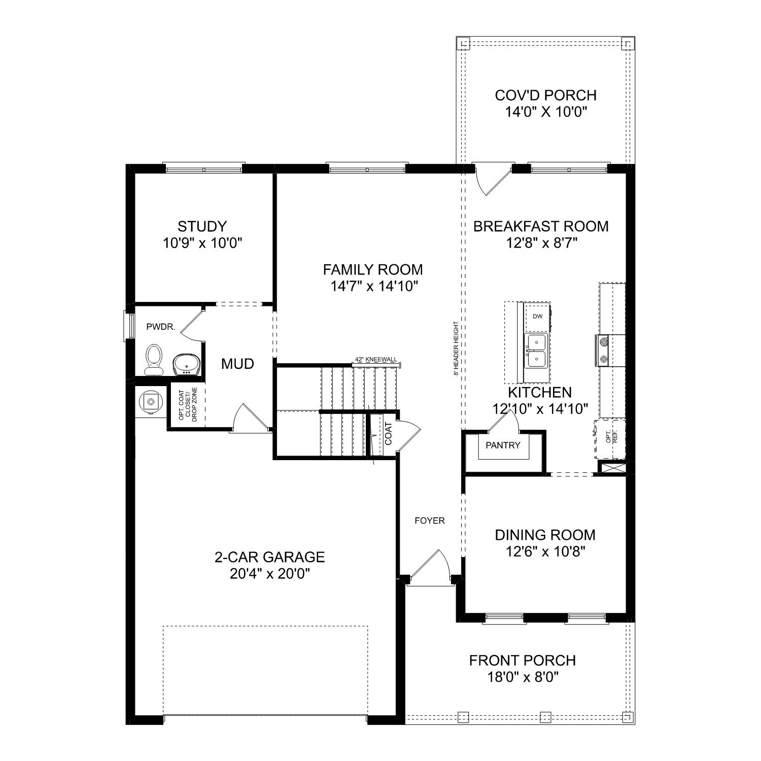 The Shelby D Main Floor