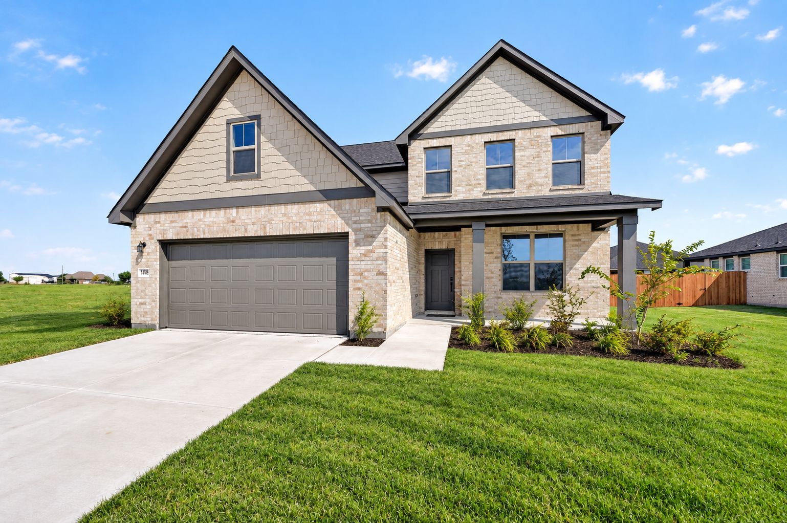 Exterior view of Davidson Homes' New Home at 1408 Centerline