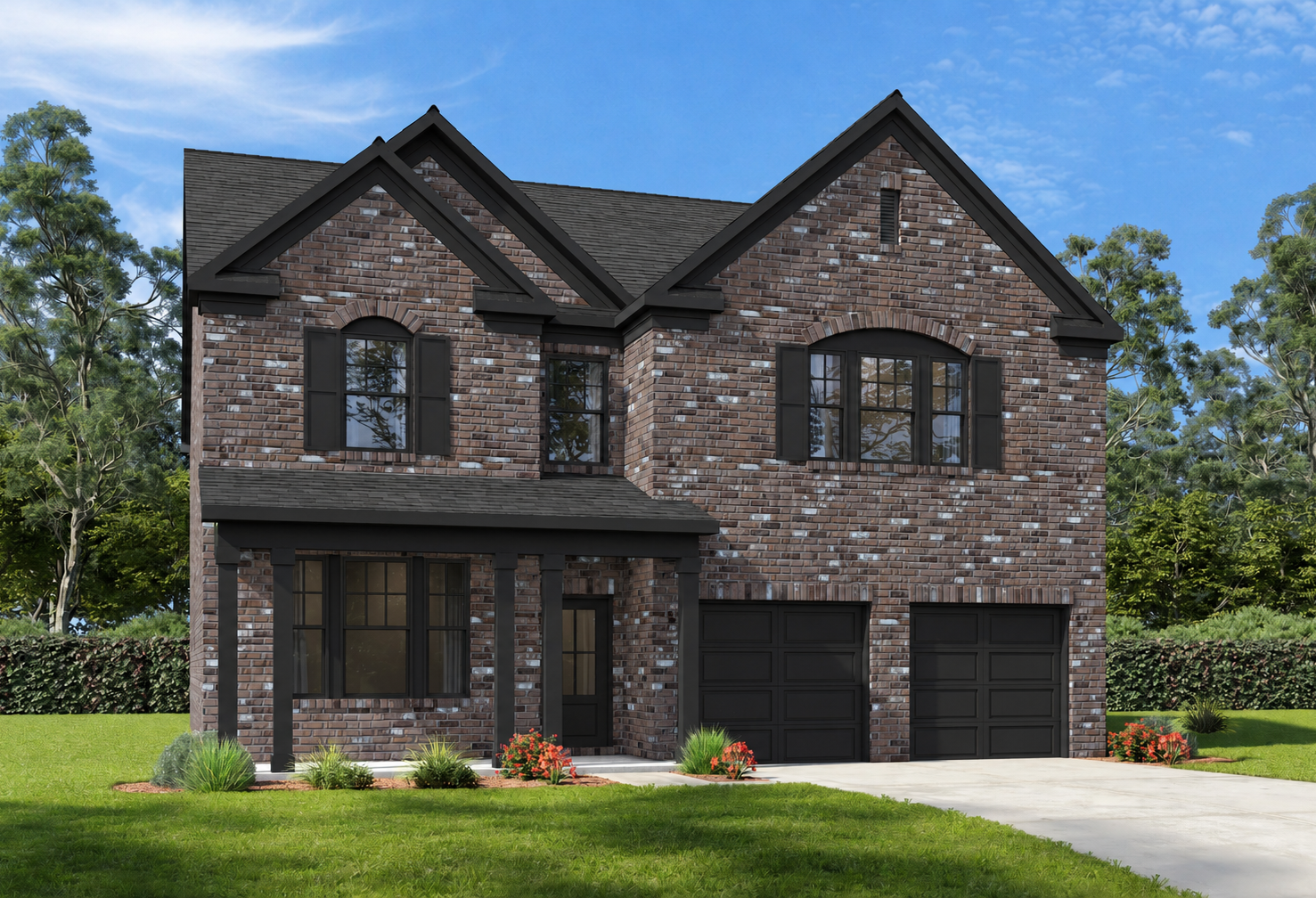 Exterior view of Davidson Homes' The Beech H-BF Floor Plan