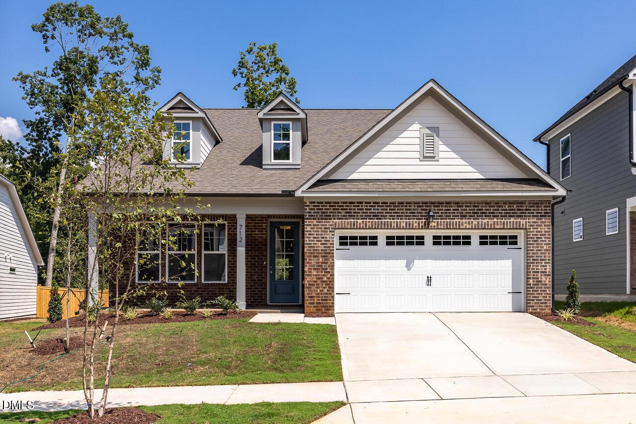 Exterior view of Davidson Homes' New Home at 712 Dragonfly Pond Way