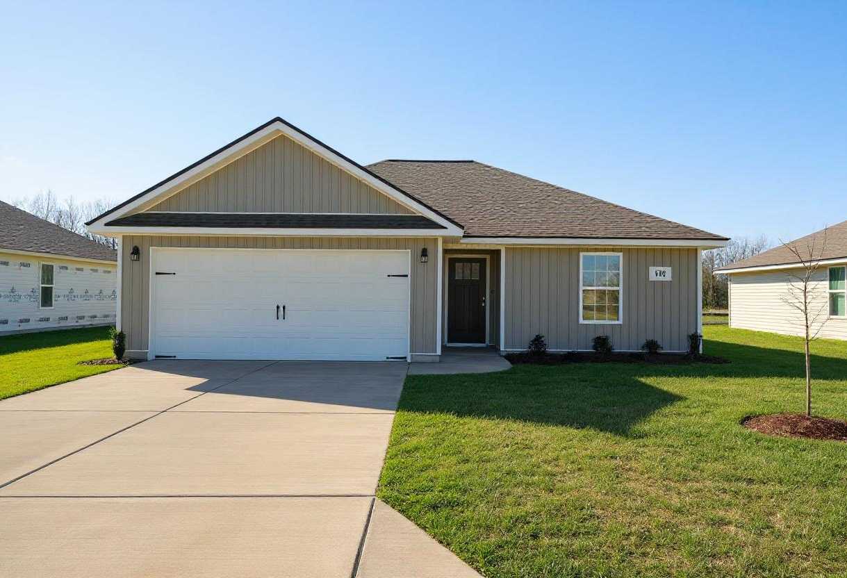 Exterior view of Davidson Homes' The Butler V Floor Plan