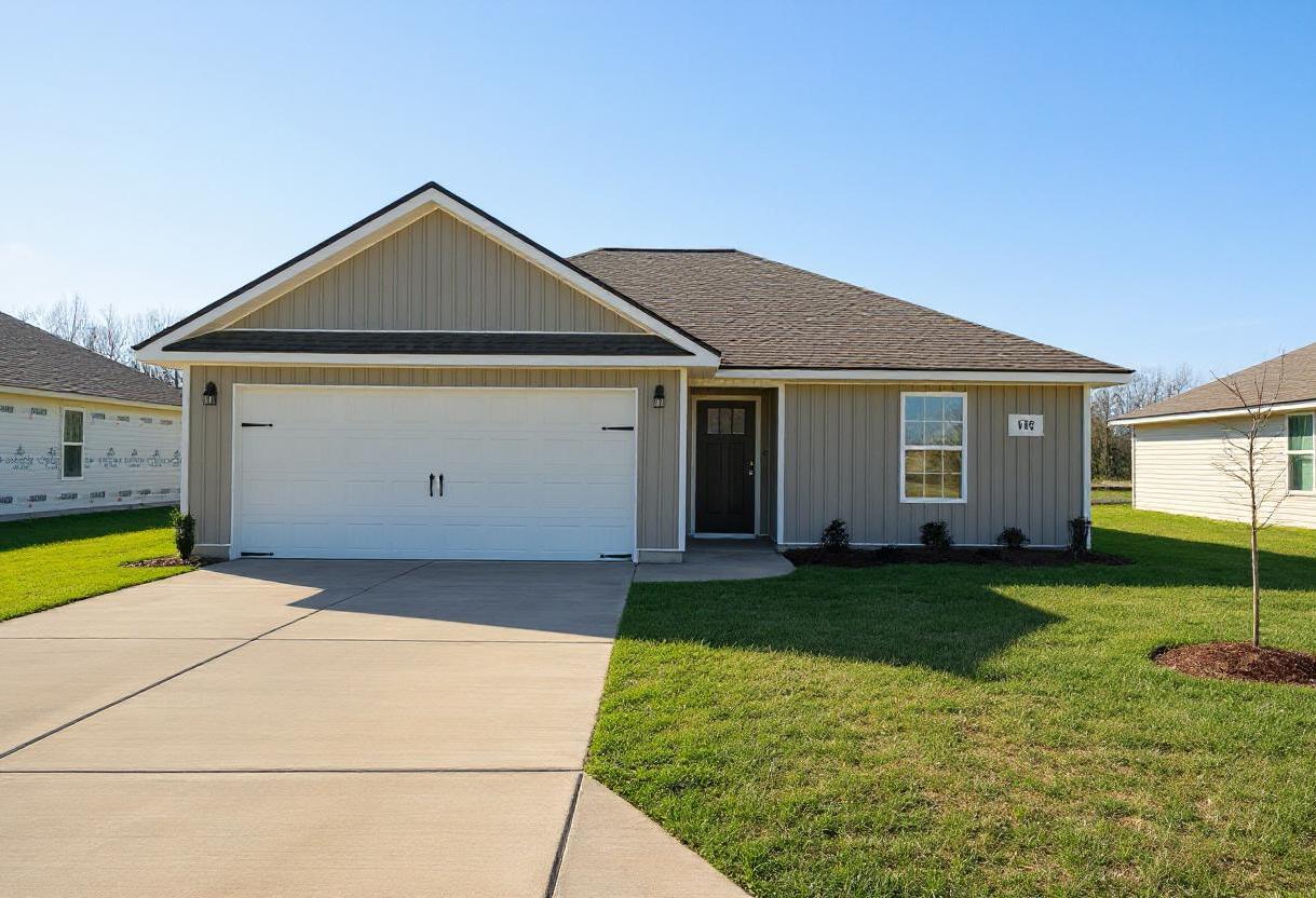 Exterior view of Davidson Homes' The Butler V Floor Plan