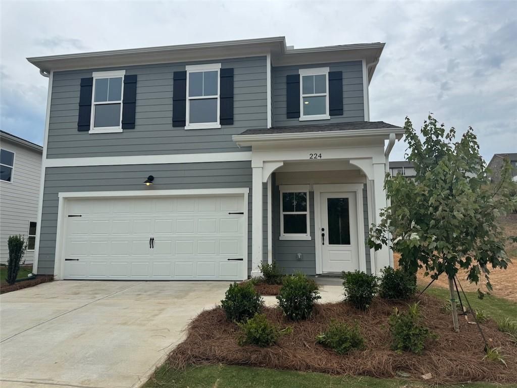 Exterior view of Davidson Homes' New Home at 224 Black Walnut Way