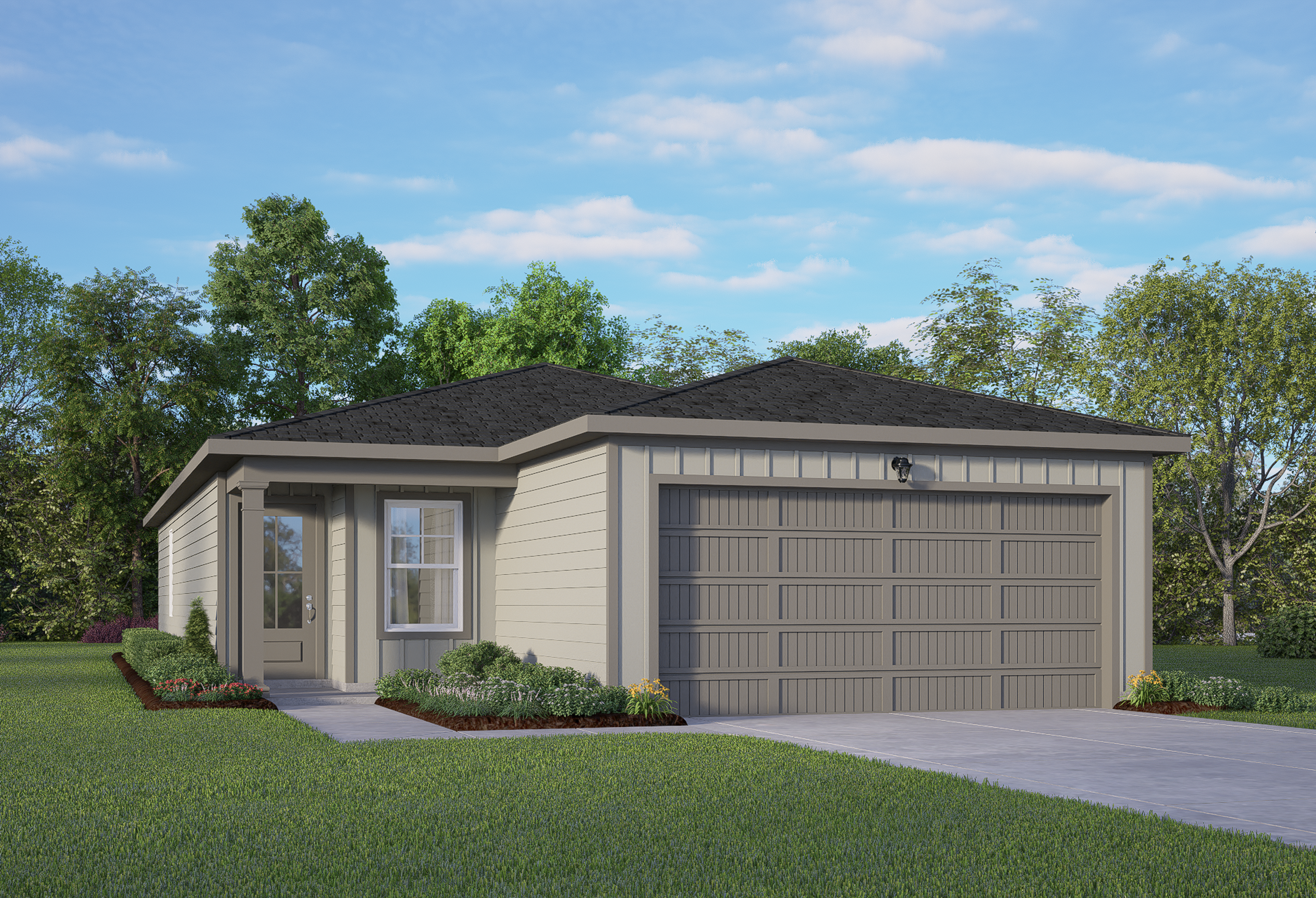 Exterior view of Davidson Homes' The Colorado A Floor Plan