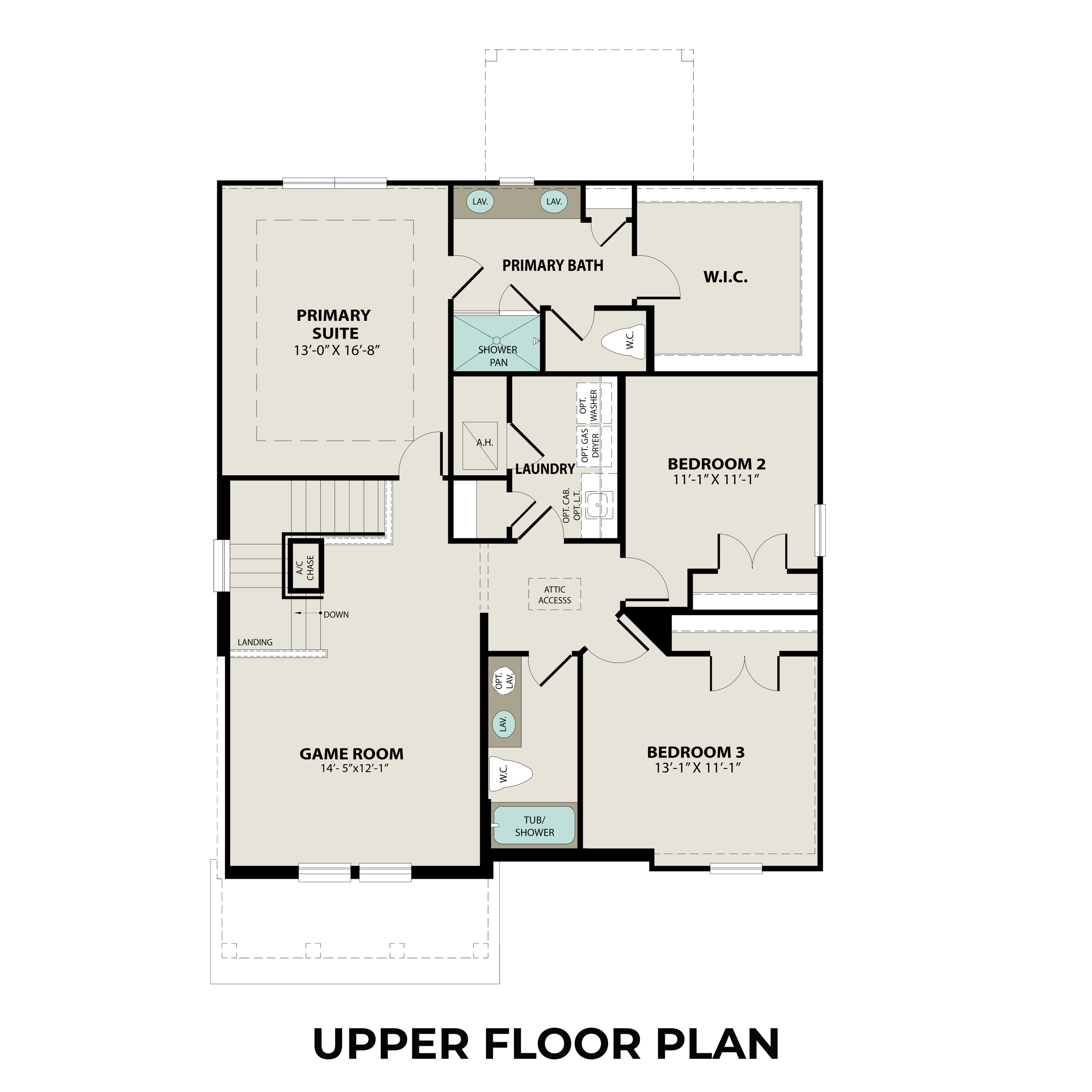 The Solara C Upper Floor Plan