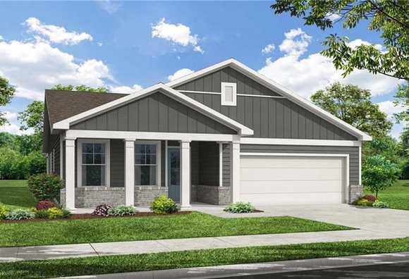 Exterior view of Davidson Homes' New Home at 1743 Juniper Berry Way