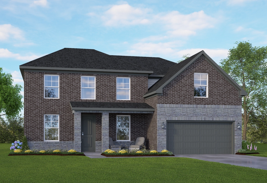 Exterior view of Davidson Homes' The Danbury I Floor Plan