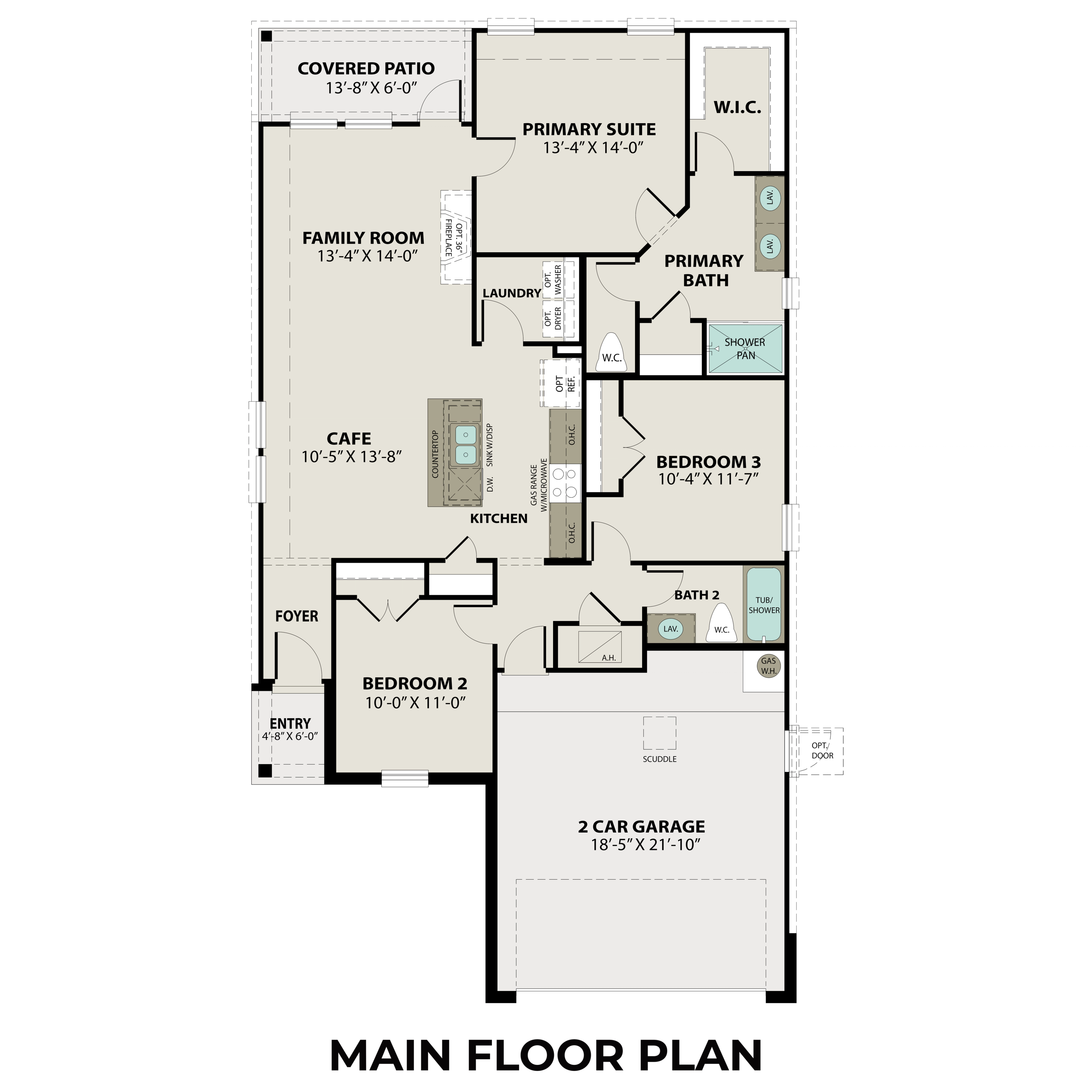 The Costa A Main Floor Plan
