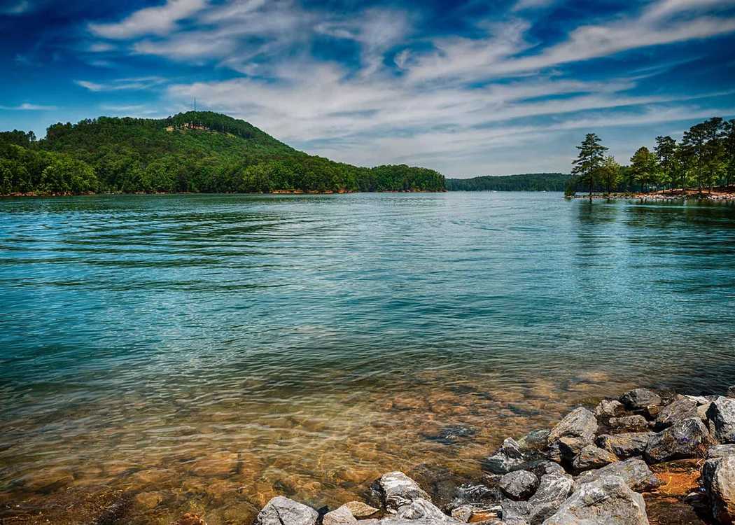 On the Rocky Banks of Lake Allatoona in Cartersville, GA