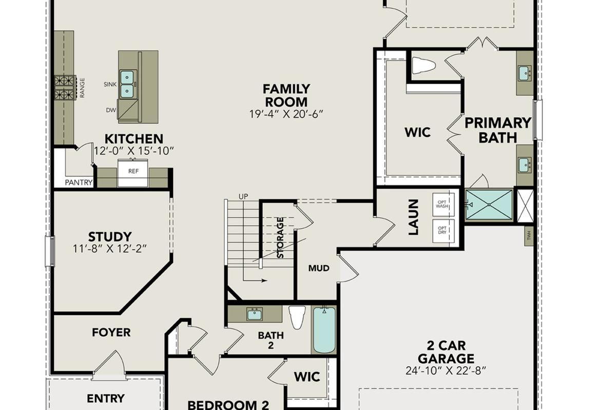 Image 2 of Davidson Homes' New Home at 2906 Tortuga
