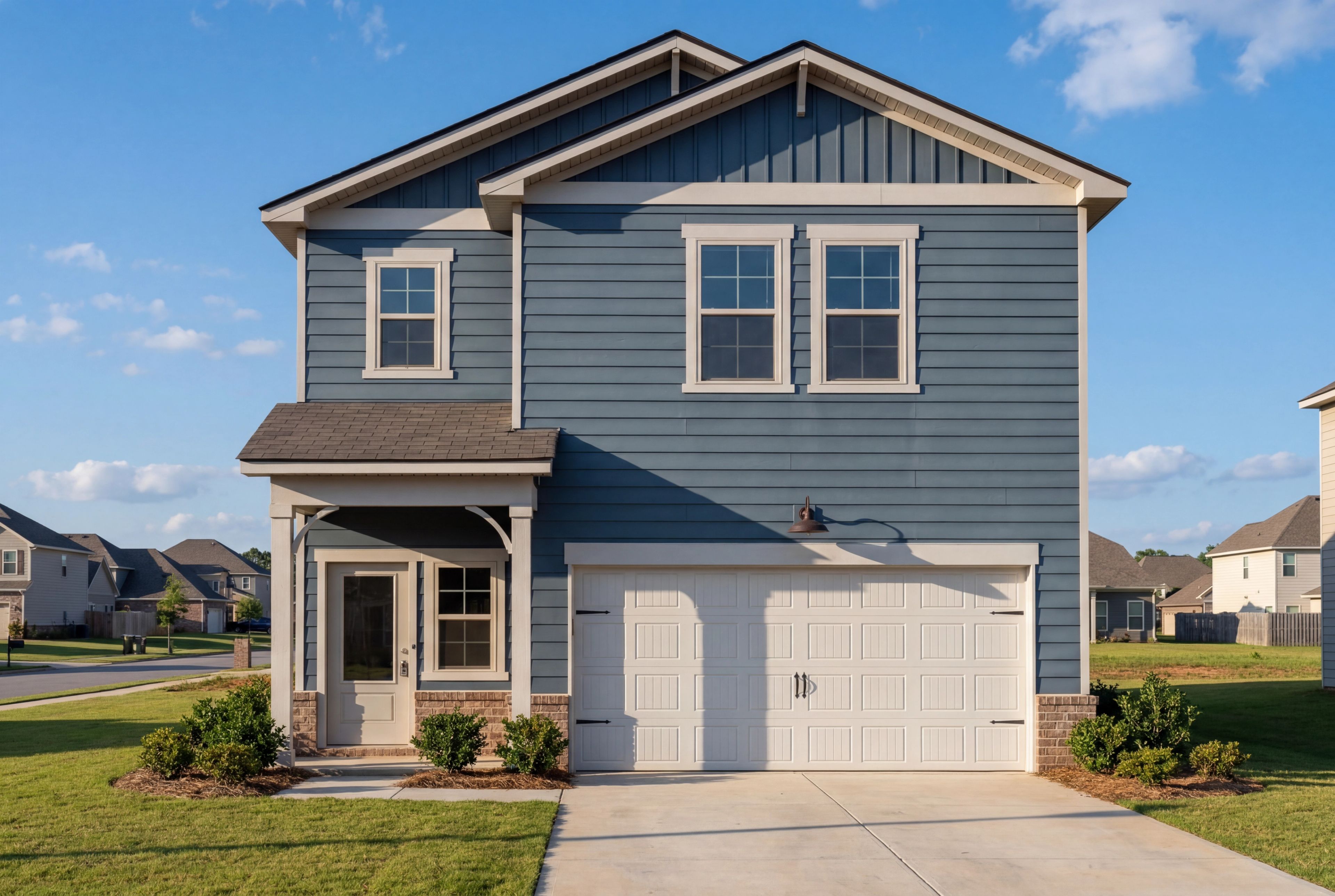 Exterior view of Davidson Homes' The Russell B Floor Plan