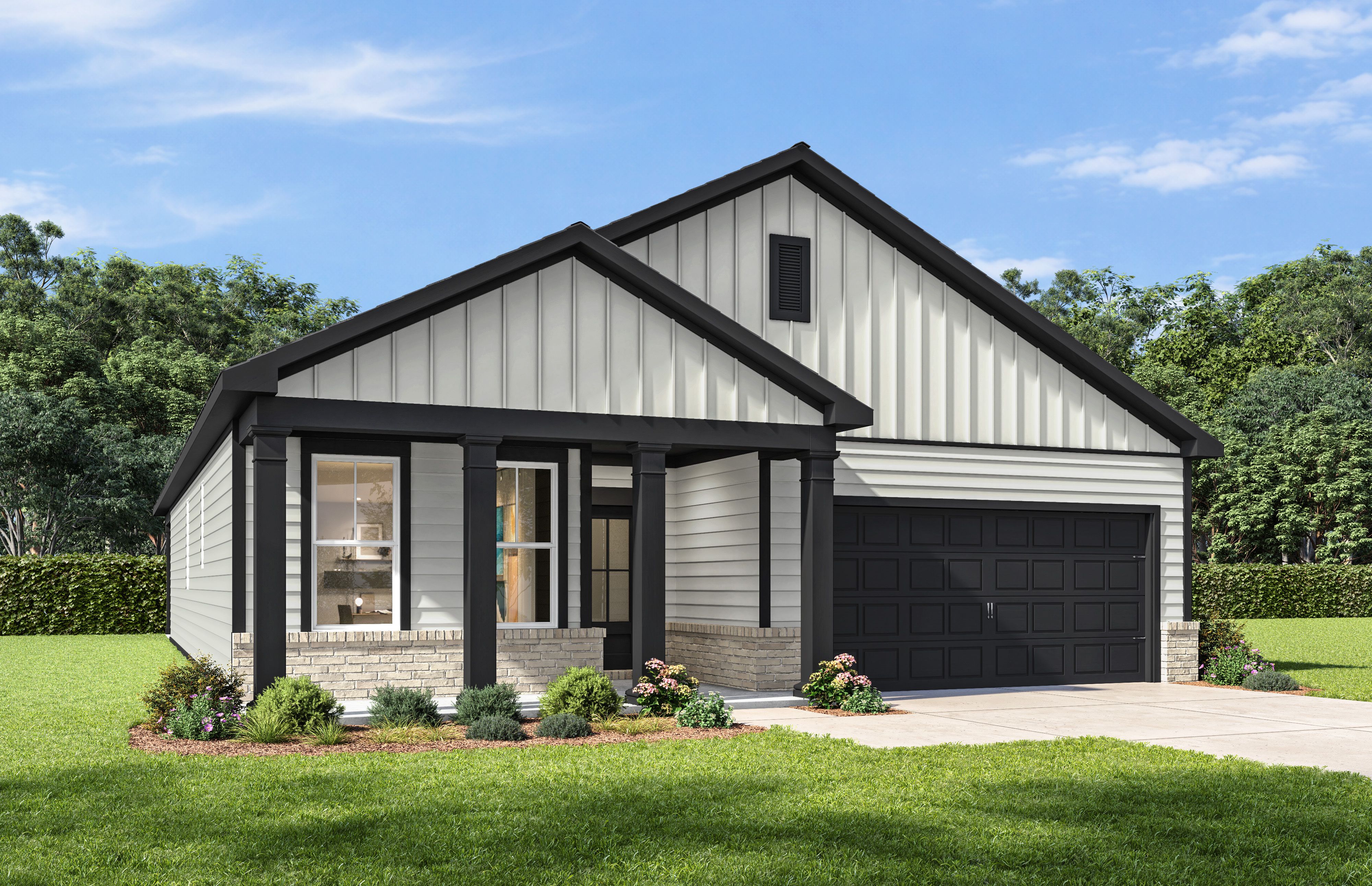 Exterior view of Davidson Homes' The Holly K Floor Plan