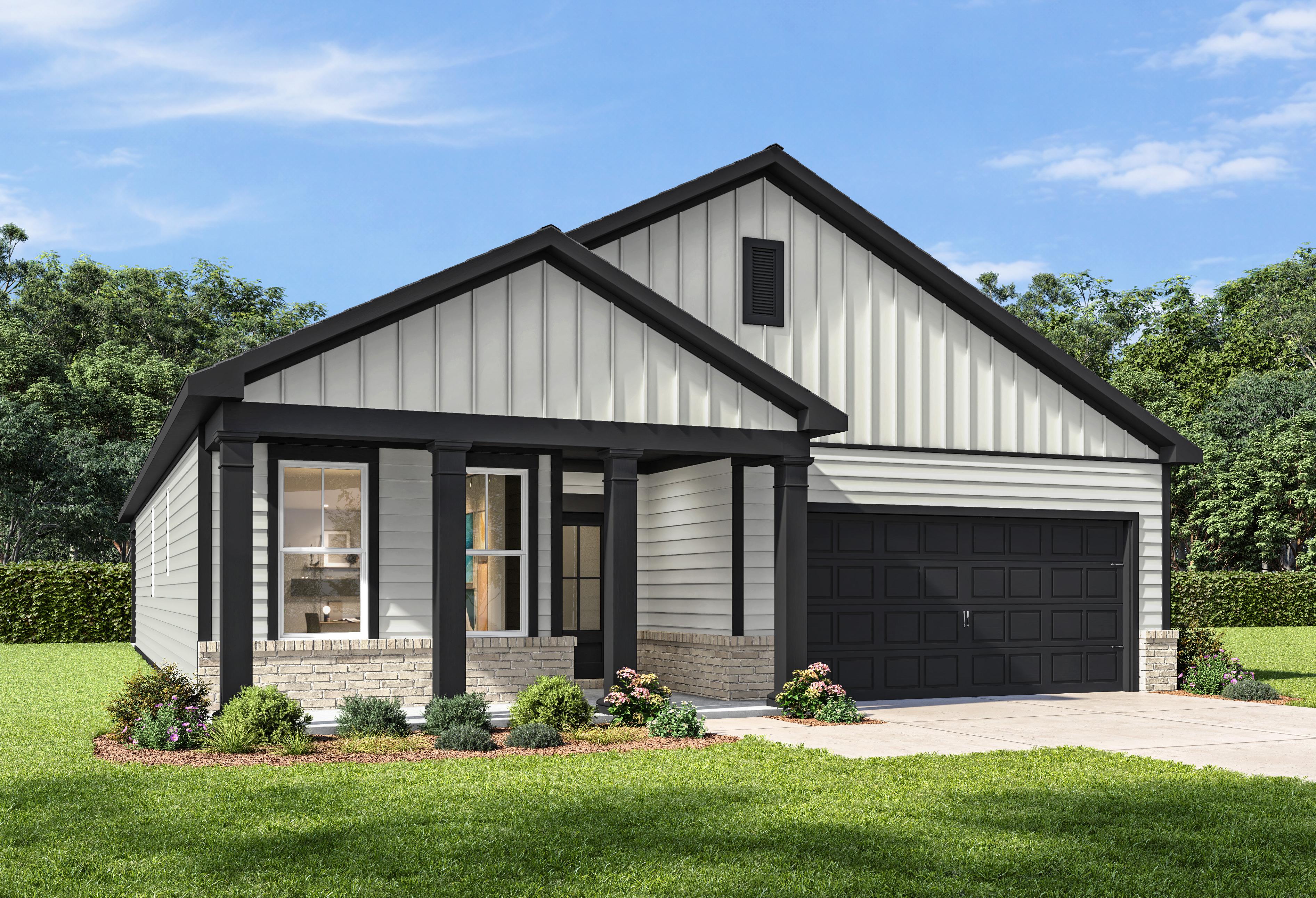 Exterior view of Davidson Homes' The Holly K Floor Plan