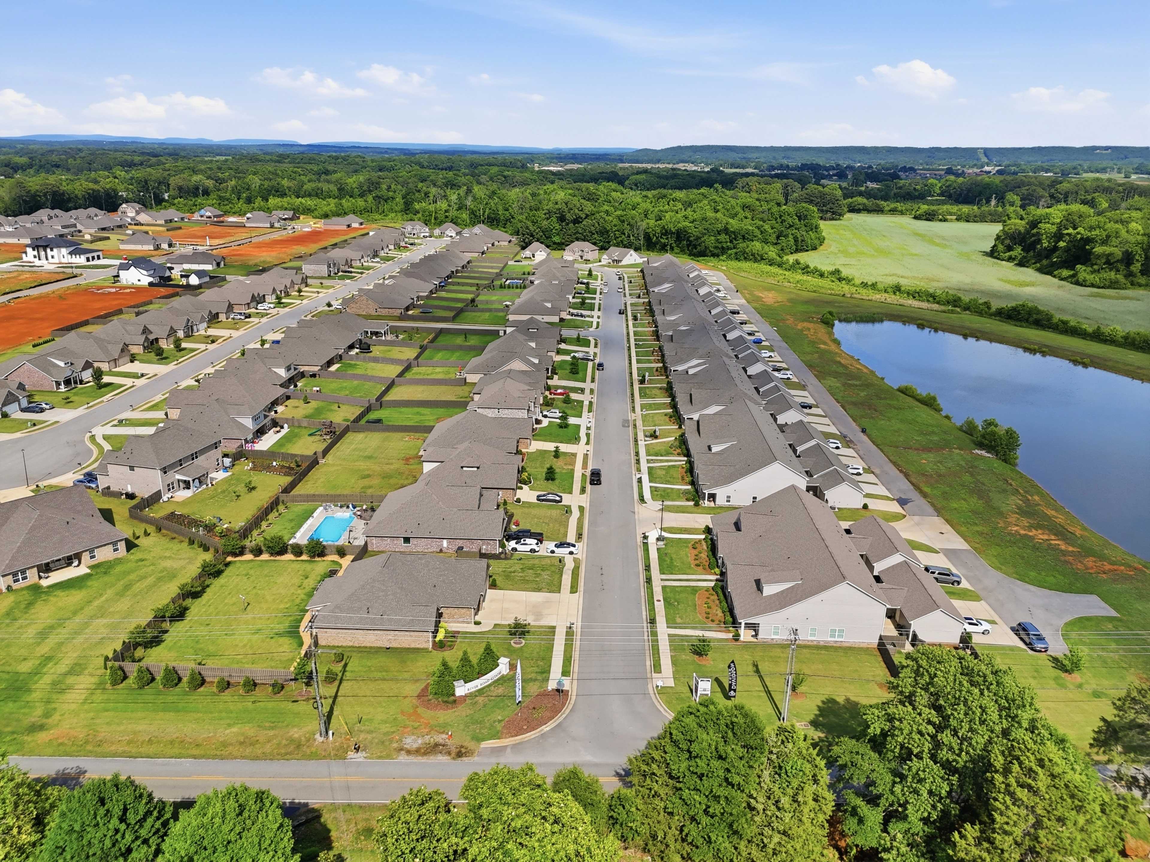 Explore River Road Estates from Above