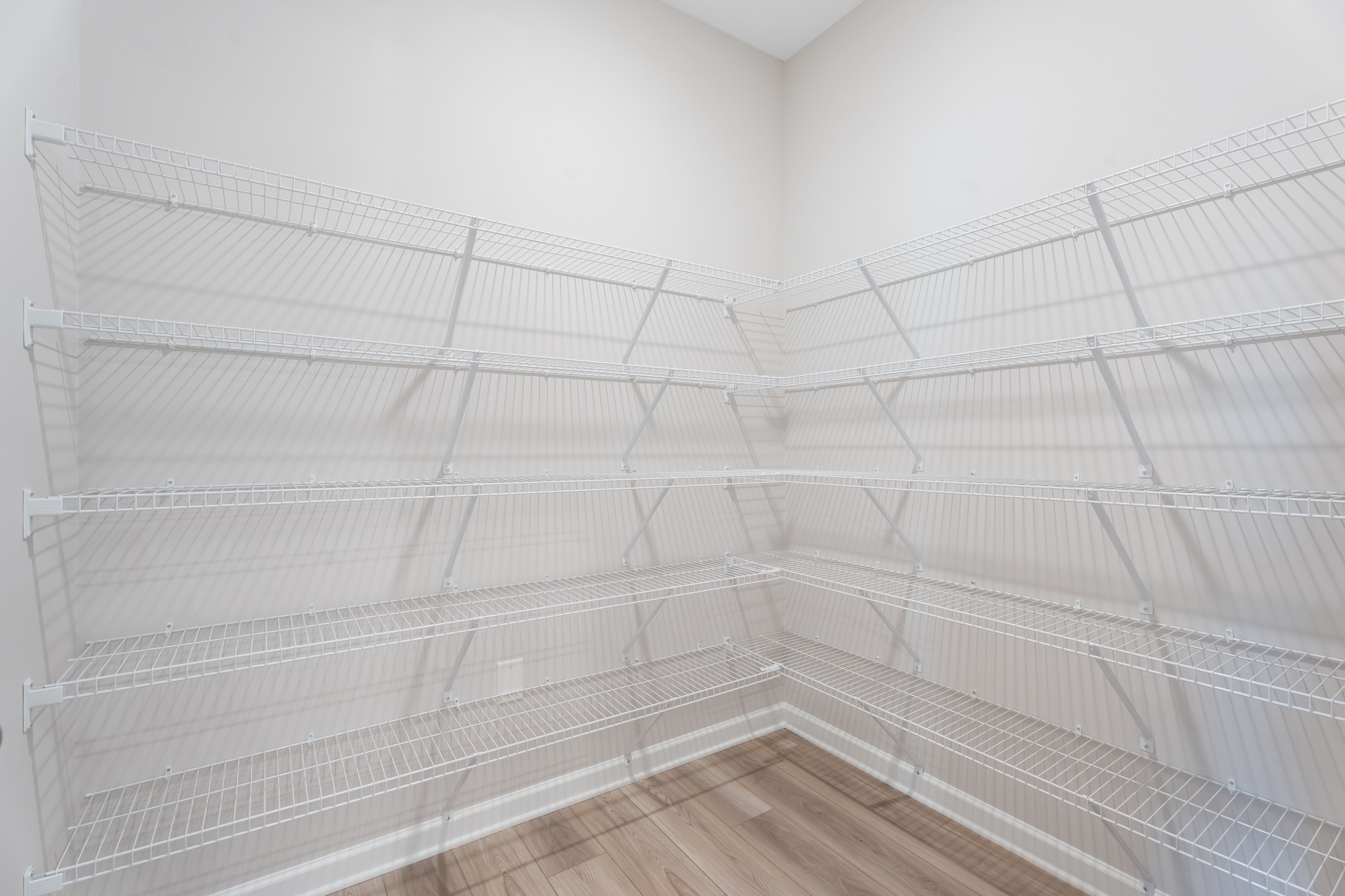 Large pantry with shelving